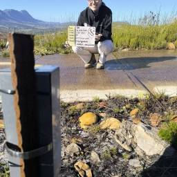 Setting up camera traps for the Overberg survey